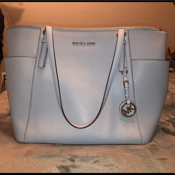 Michael Kors Bags Michael Kors Baby Blue Medium Bag Poshmark